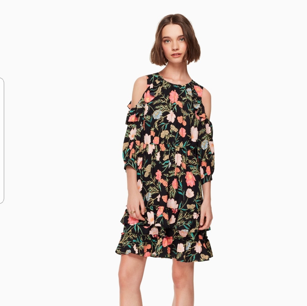Kate Spade Picnic Perfect Cold Shoulder Dress